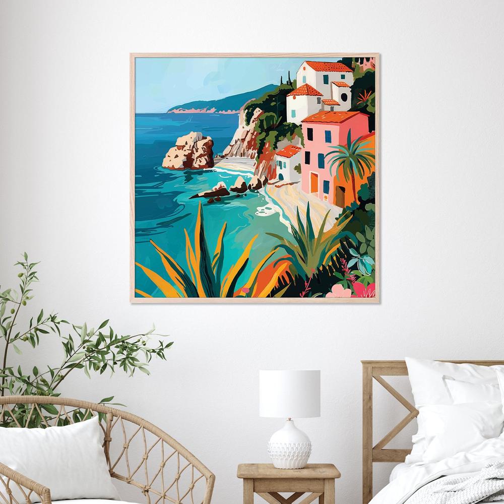 wall-art-print-canvas-poster-framed-Italian Coast, Style D-7