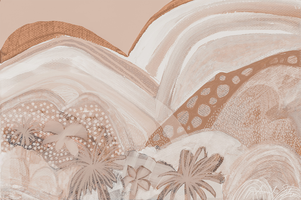 wall-art-print-canvas-poster-framed-Its Comes Naturally, Mocha Mousse , By Amanda Skye-1