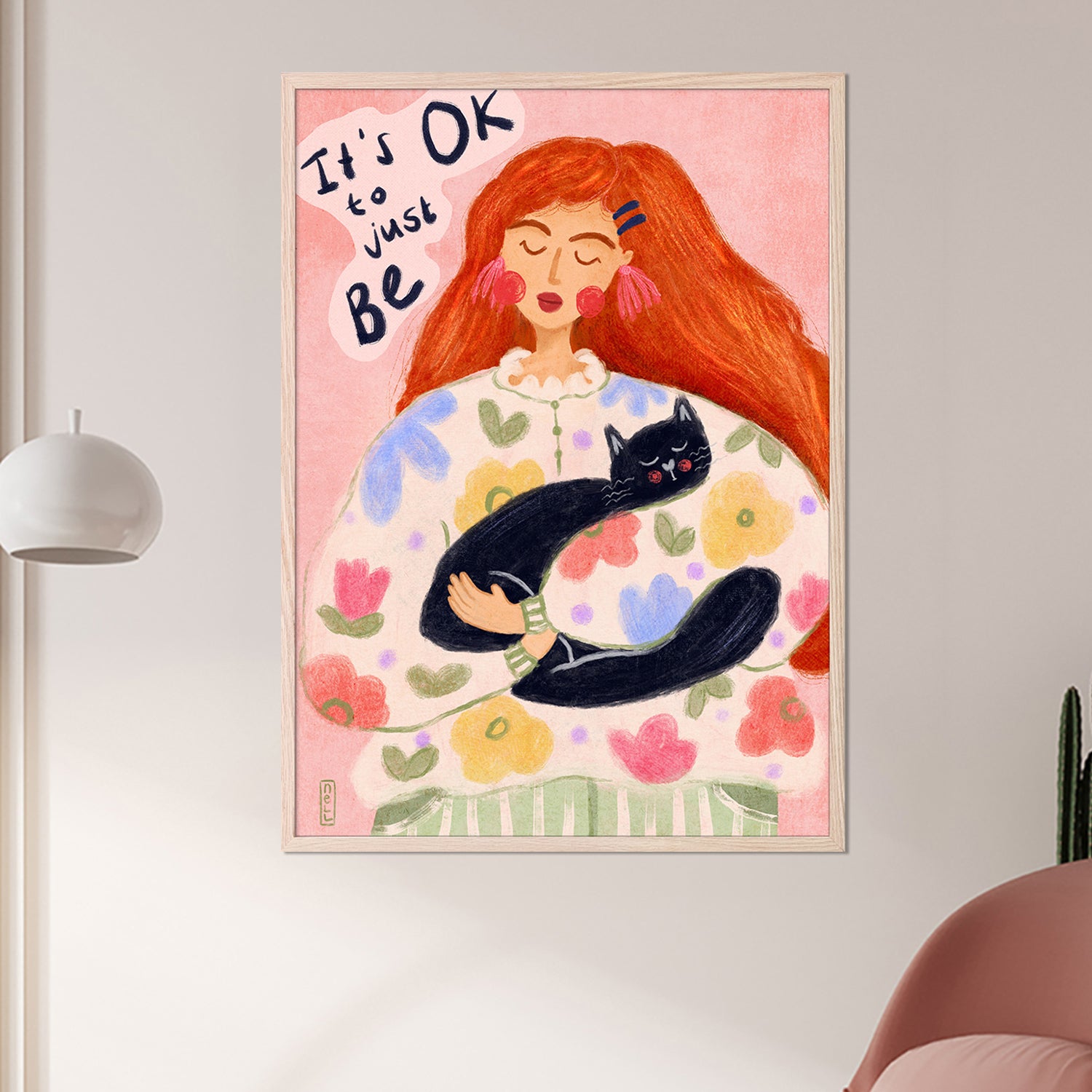 wall-art-print-canvas-poster-framed-It's Ok To Just Be Drawing-7