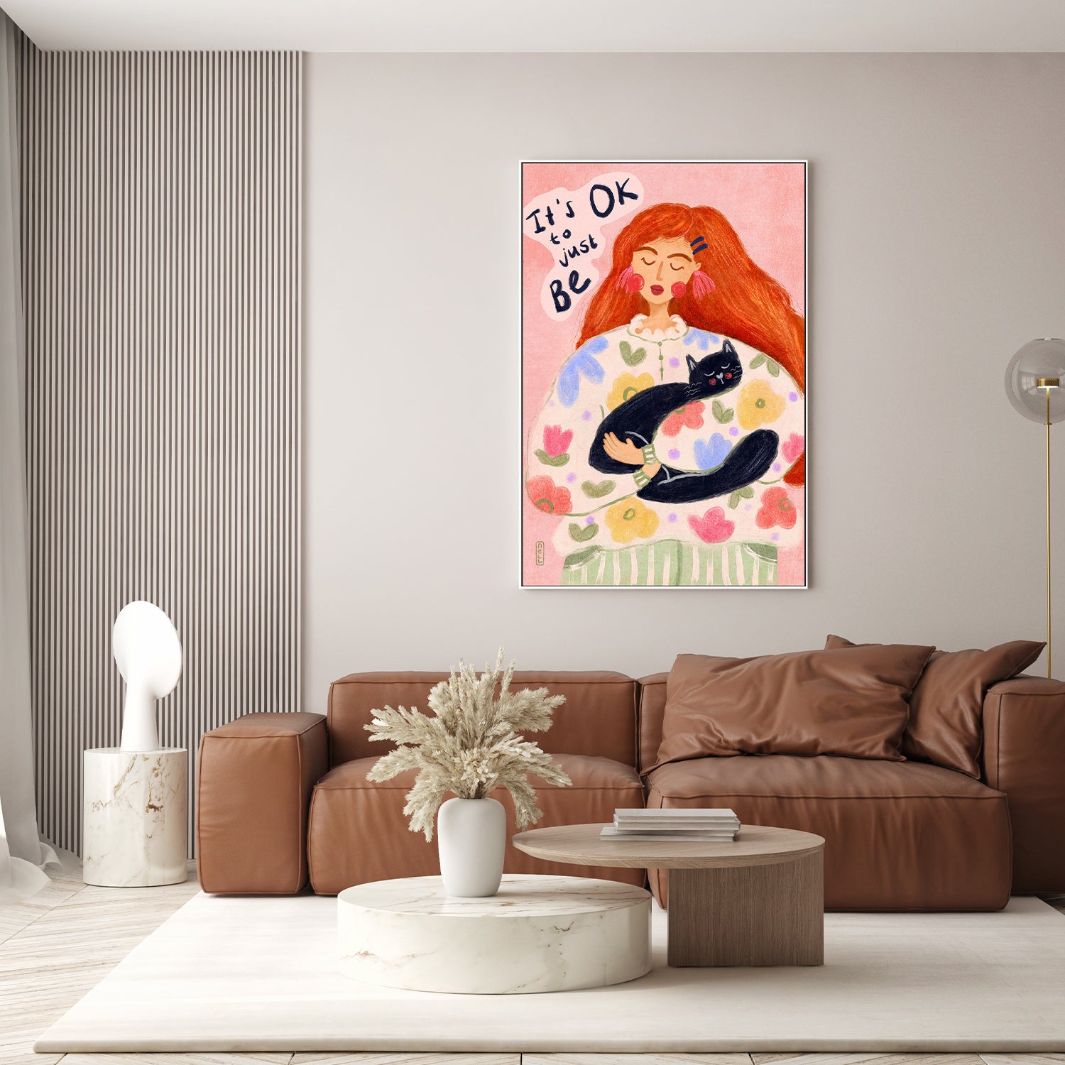 wall-art-print-canvas-poster-framed-It's Ok To Just Be Drawing-9