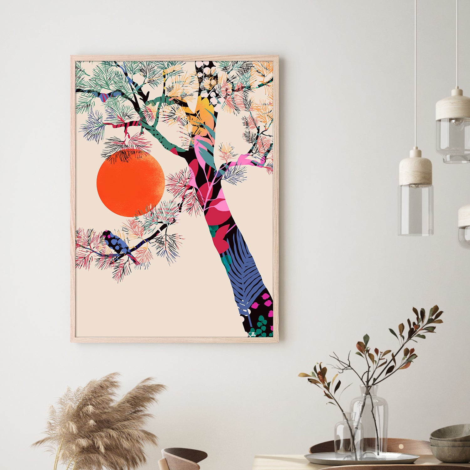 wall-art-print-canvas-poster-framed-Japanese Summer-2