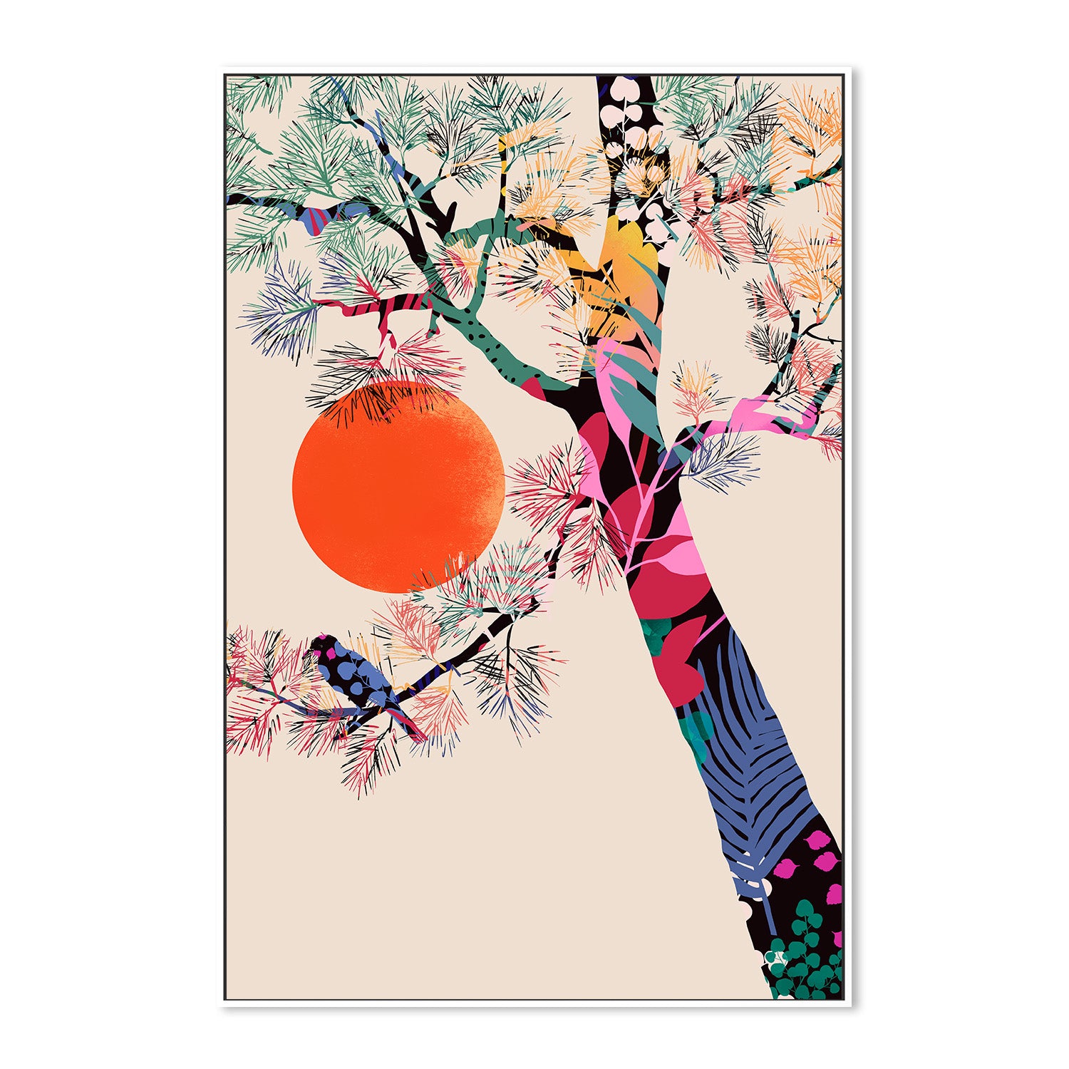 wall-art-print-canvas-poster-framed-Japanese Summer-5