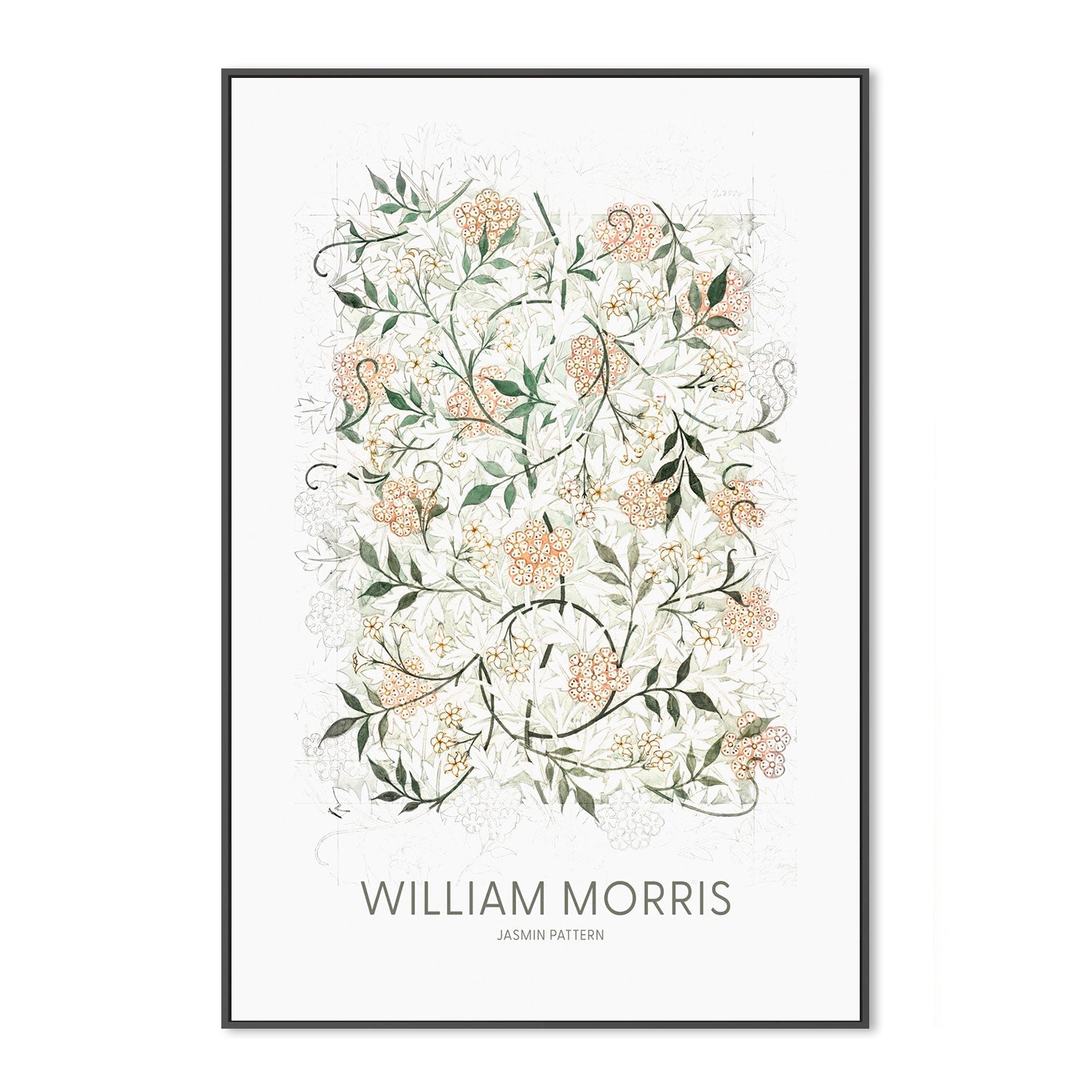 wall-art-print-canvas-poster-framed-Jasmine , By William Morris-GIOIA-WALL-ART