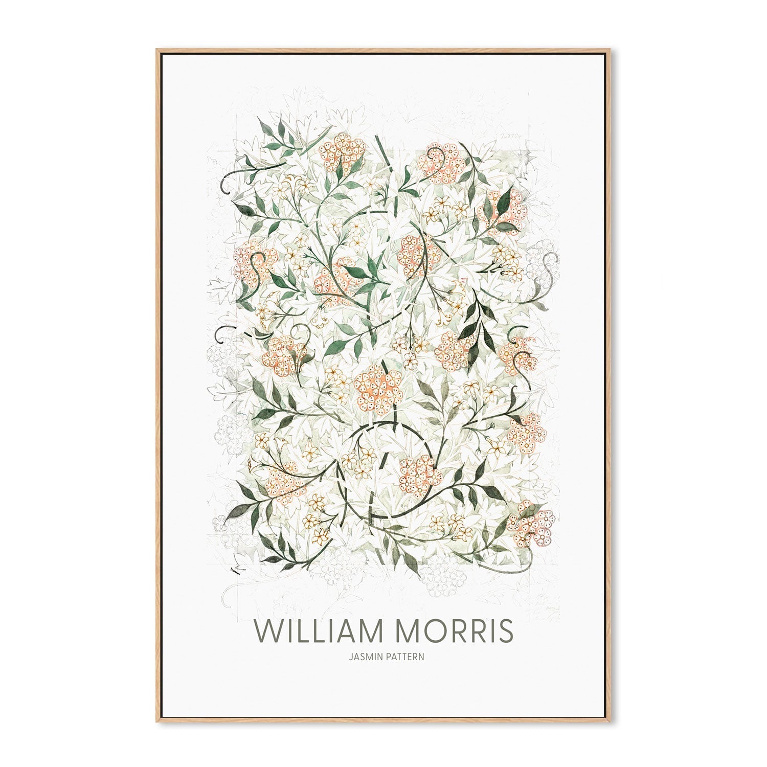 wall-art-print-canvas-poster-framed-Jasmine , By William Morris-GIOIA-WALL-ART