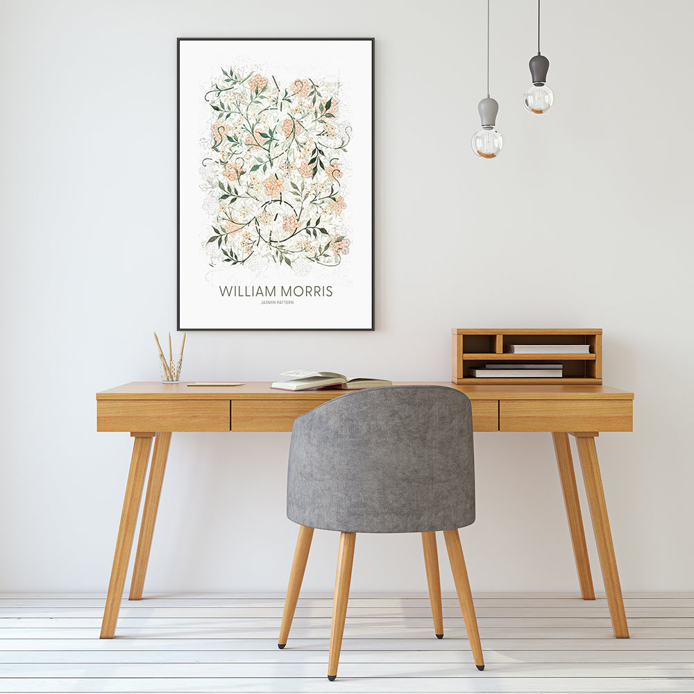 wall-art-print-canvas-poster-framed-Jasmine , By William Morris-GIOIA-WALL-ART