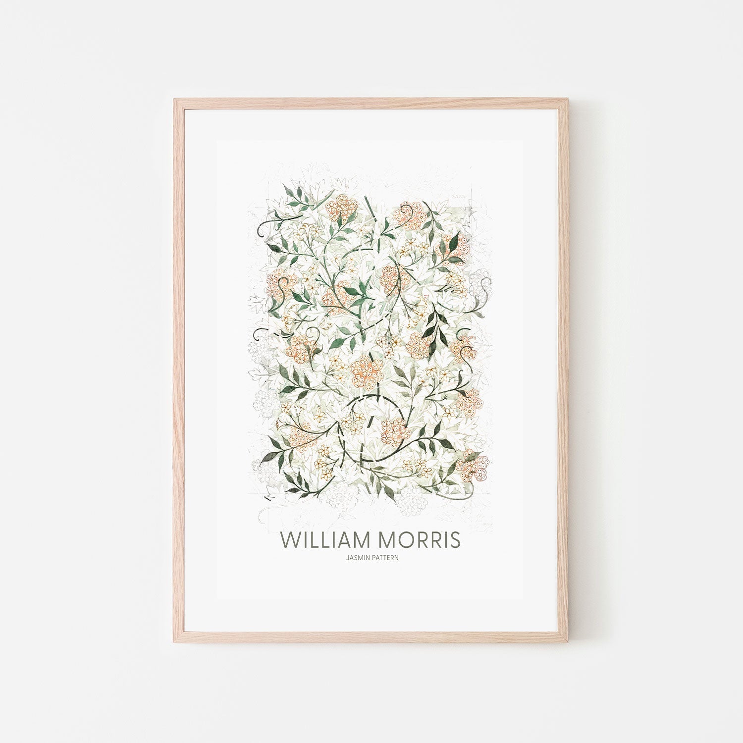 wall-art-print-canvas-poster-framed-Jasmine , By William Morris-GIOIA-WALL-ART