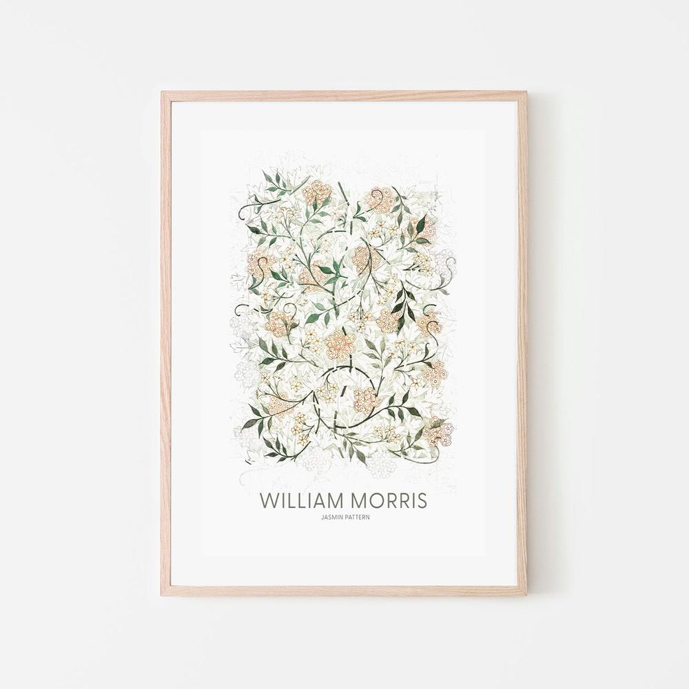 wall-art-print-canvas-poster-framed-Jasmine , By William Morris-GIOIA-WALL-ART