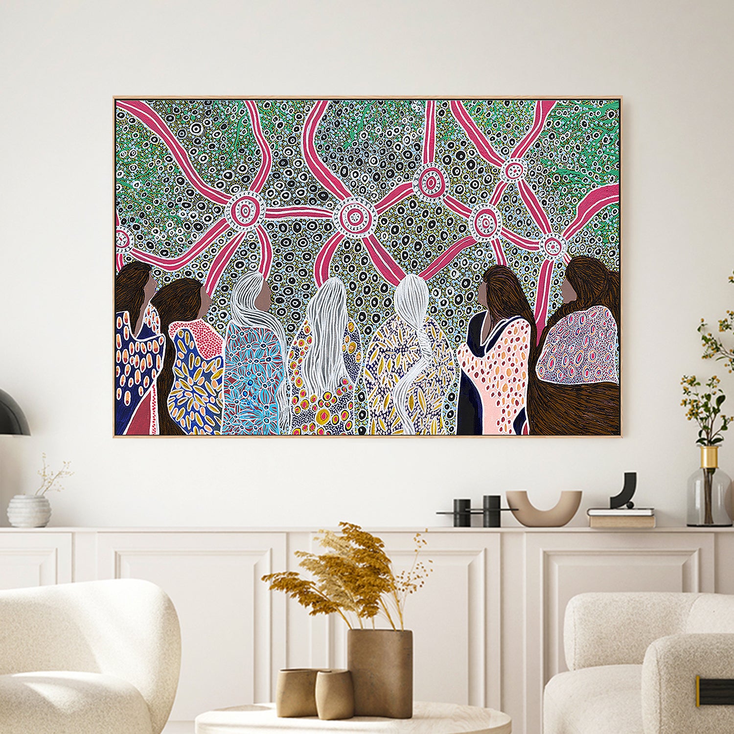 wall-art-print-canvas-poster-framed-Journey of the 7 sisters , By Julianne Wade-2