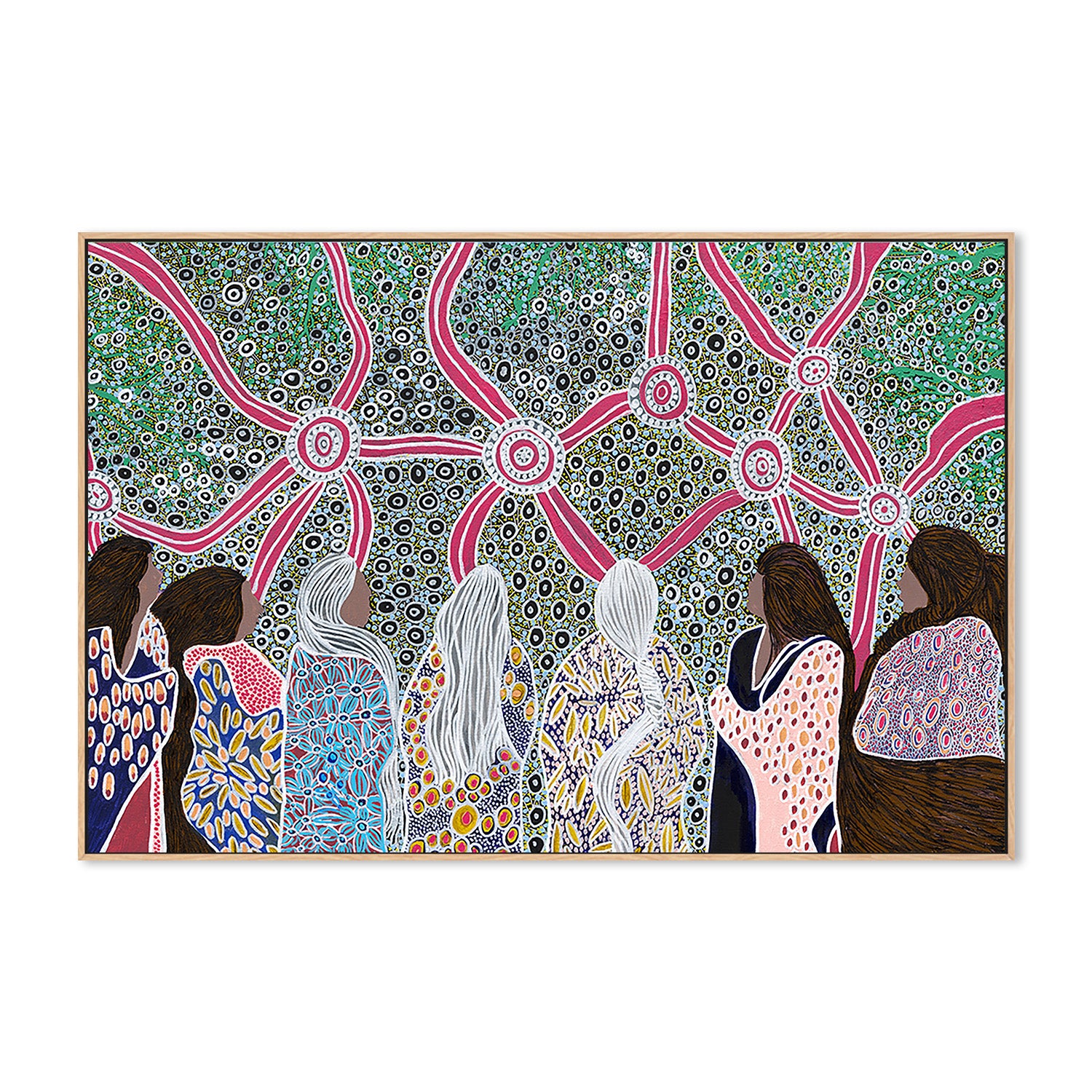 wall-art-print-canvas-poster-framed-Journey of the 7 sisters , By Julianne Wade-4