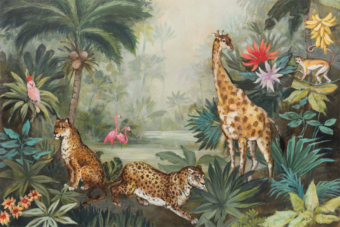 wall-art-print-canvas-poster-framed-Jungle Life , By Julia Purinton-1
