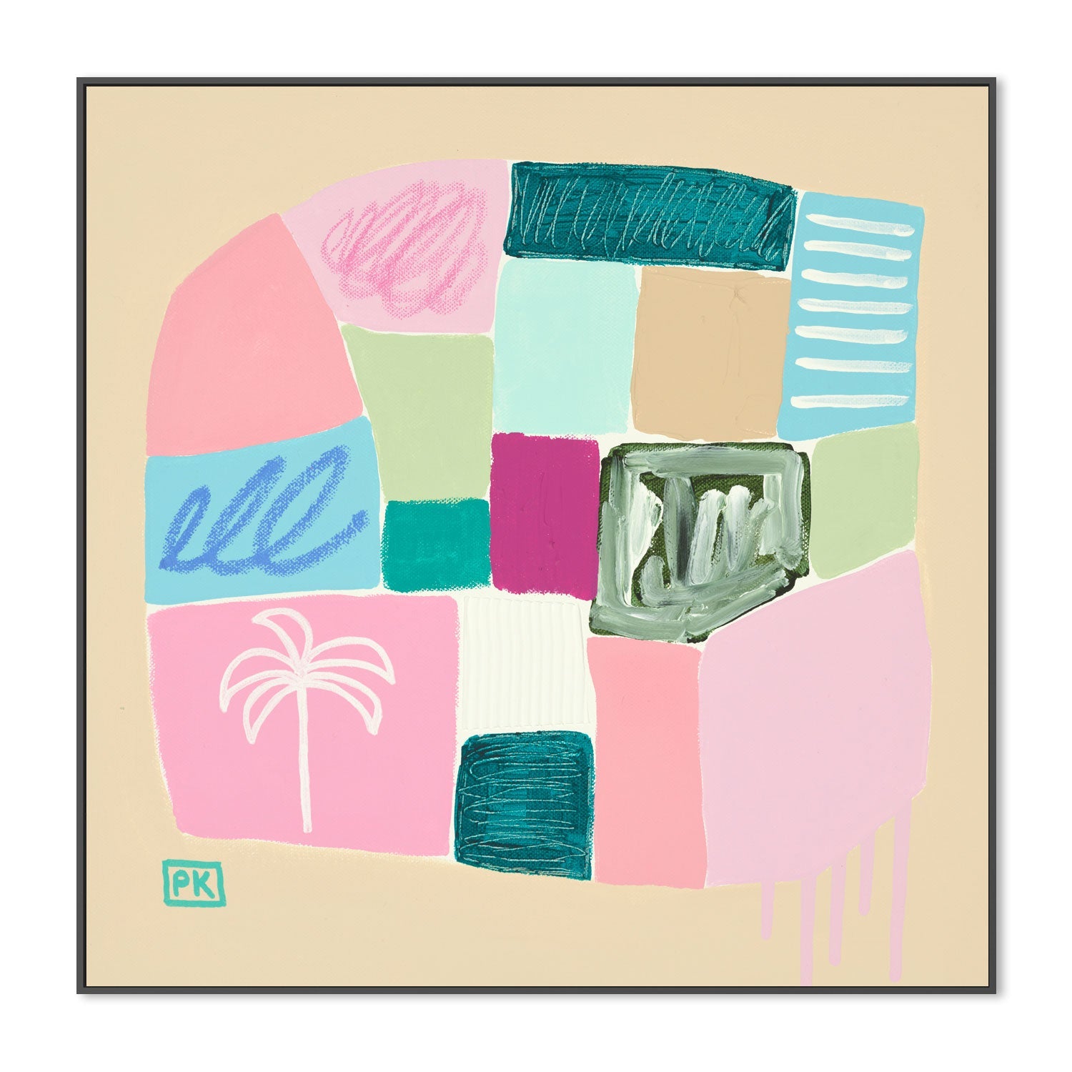 wall-art-print-canvas-poster-framed-Just Beachy , By Poppy Key-3