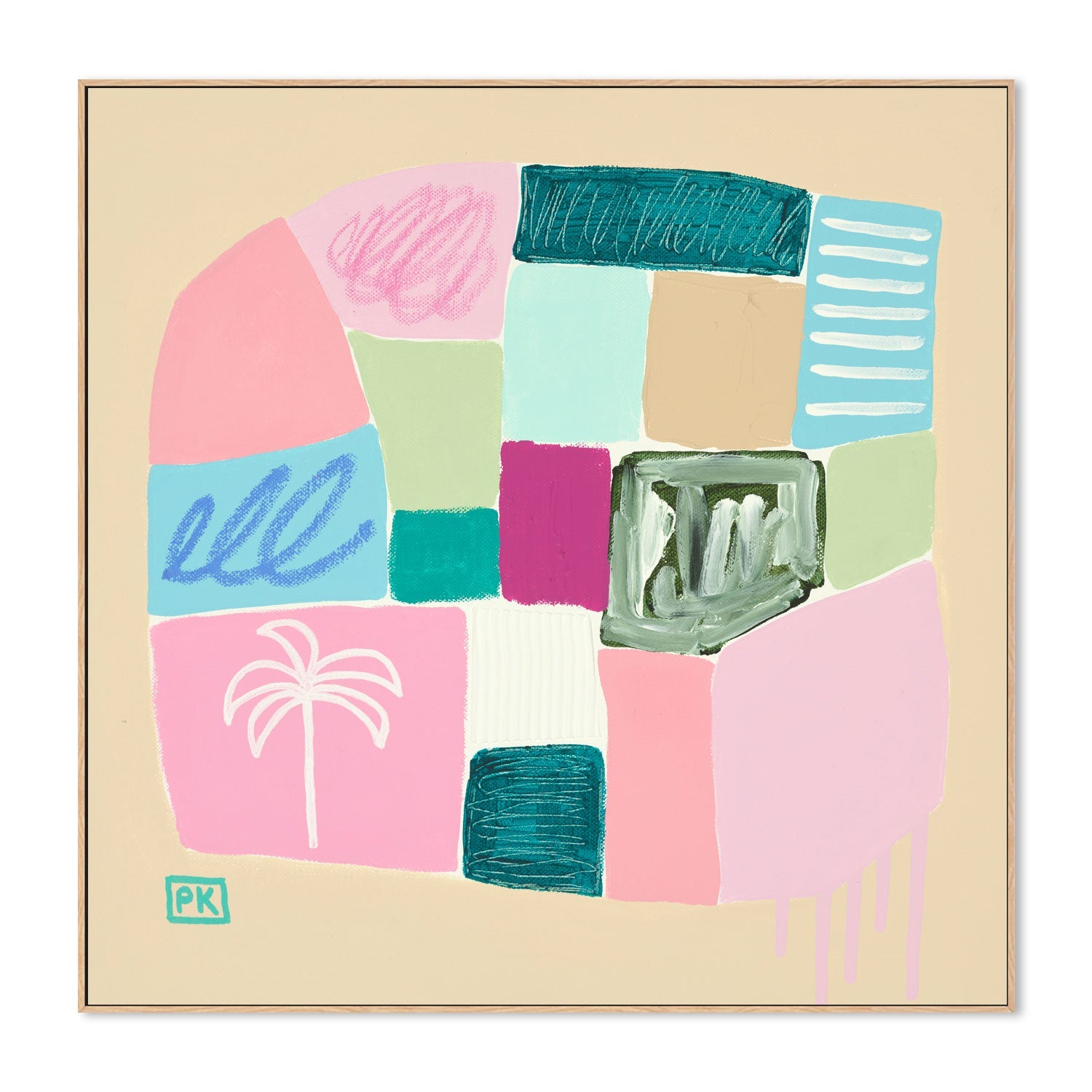wall-art-print-canvas-poster-framed-Just Beachy , By Poppy Key-4