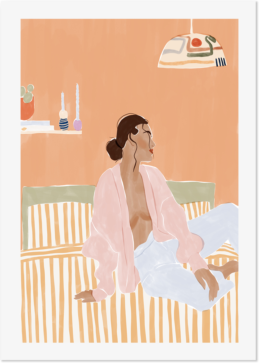 wall-art-print-canvas-poster-framed-Just Let Me Chill , By Ivy Green Illustrations-GIOIA-WALL-ART
