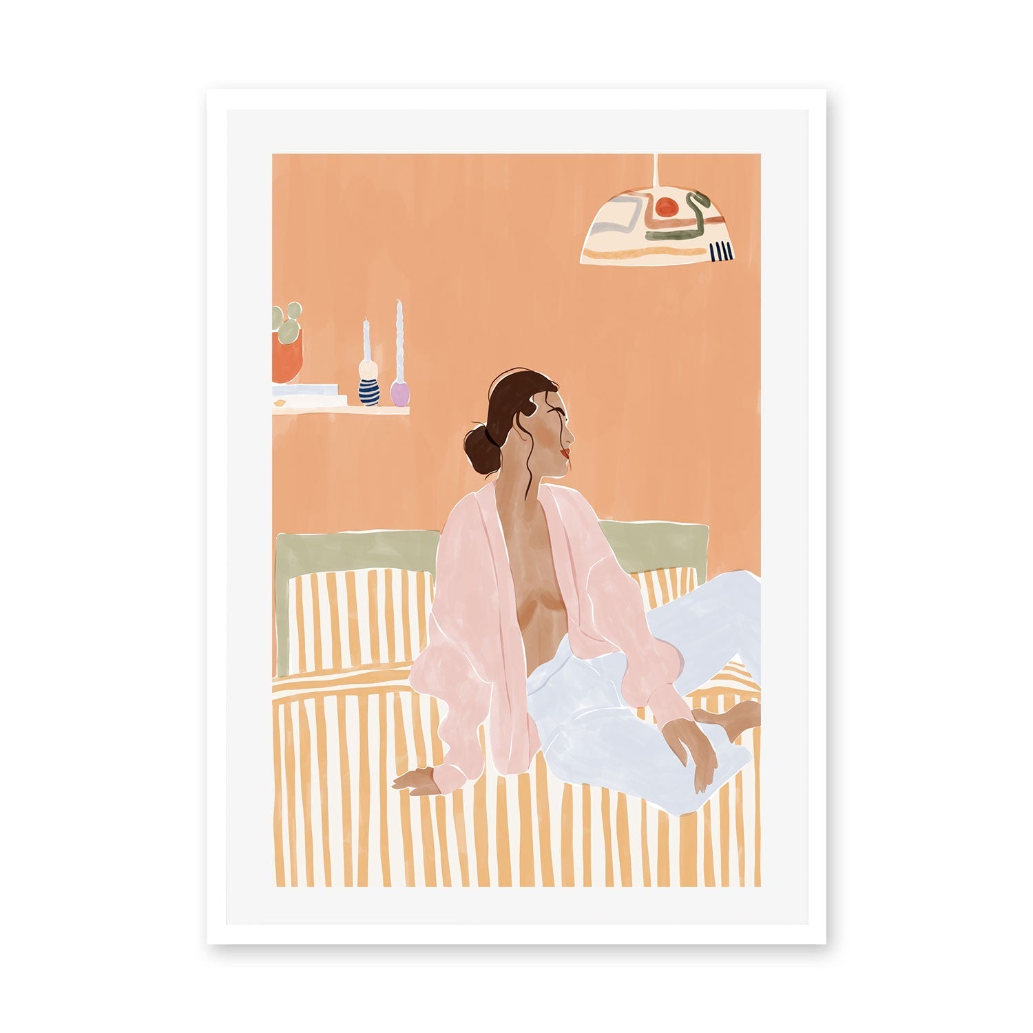 wall-art-print-canvas-poster-framed-Just Let Me Chill , By Ivy Green Illustrations-GIOIA-WALL-ART