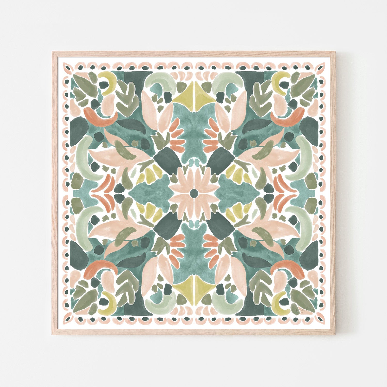 wall-art-print-canvas-poster-framed-Kaleidoscope Burst, Style A-6