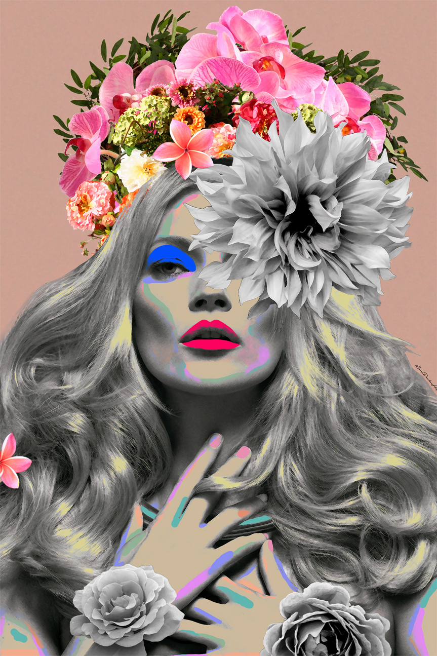 wall-art-print-canvas-poster-framed-Kate Moss , By Ana Paula Hoppe-1