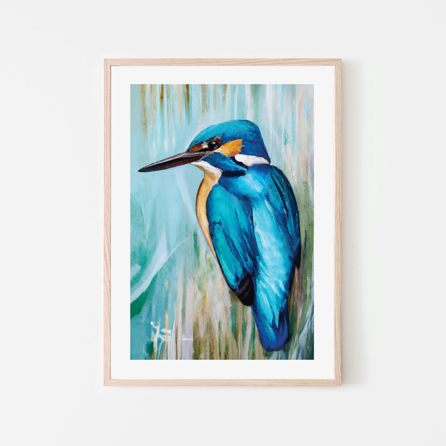 wall-art-print-canvas-poster-framed-King Kingfisher , By Stacey Williams-6