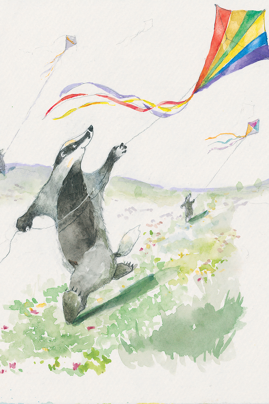 wall-art-print-canvas-poster-framed-Kite Flyer , By Animo Alphabets-1