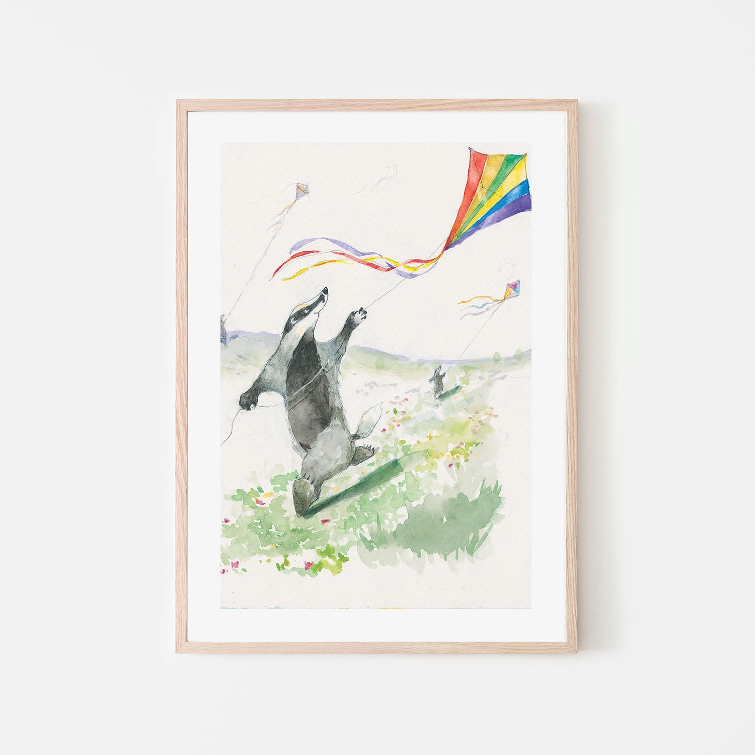 wall-art-print-canvas-poster-framed-Kite Flyer , By Animo Alphabets-6