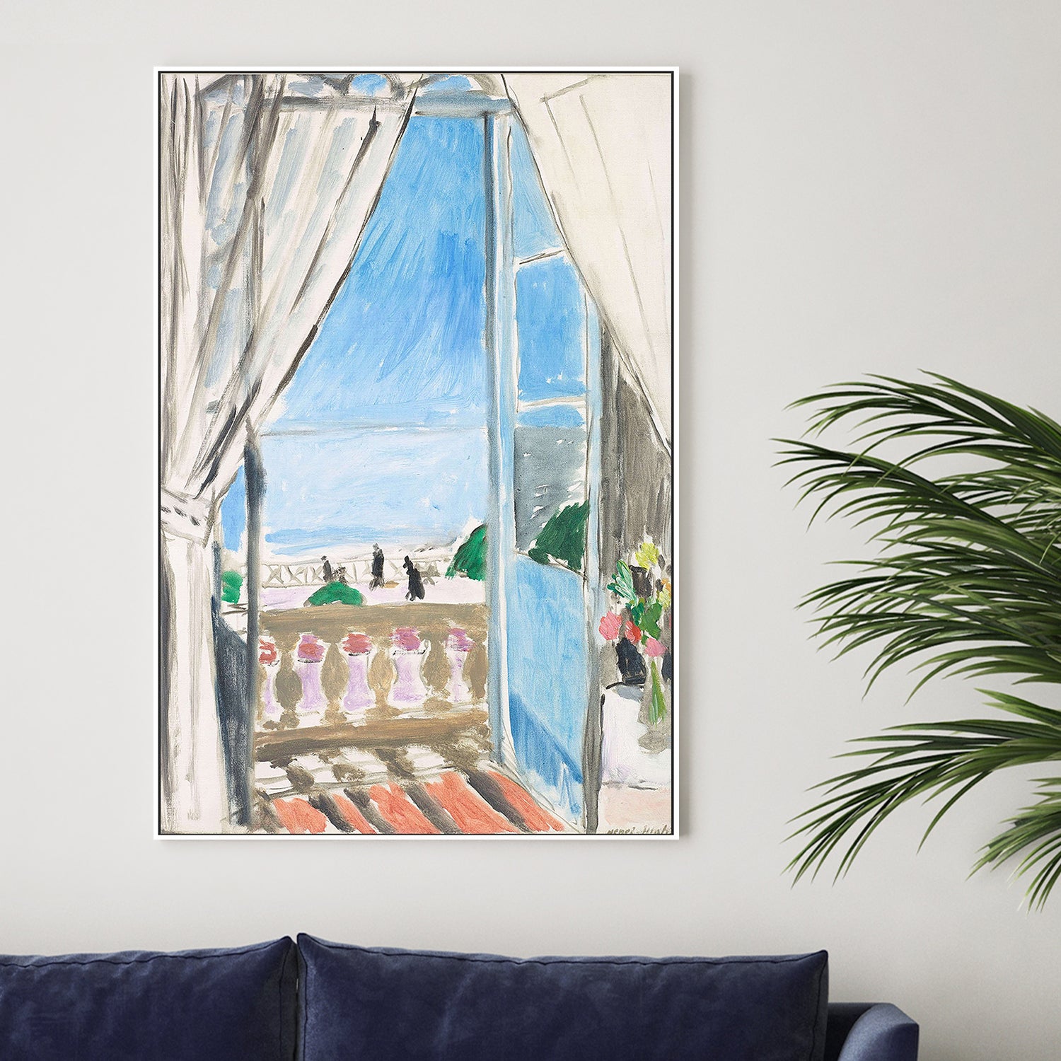wall-art-print-canvas-poster-framed-La FenAatre Ouverte-2