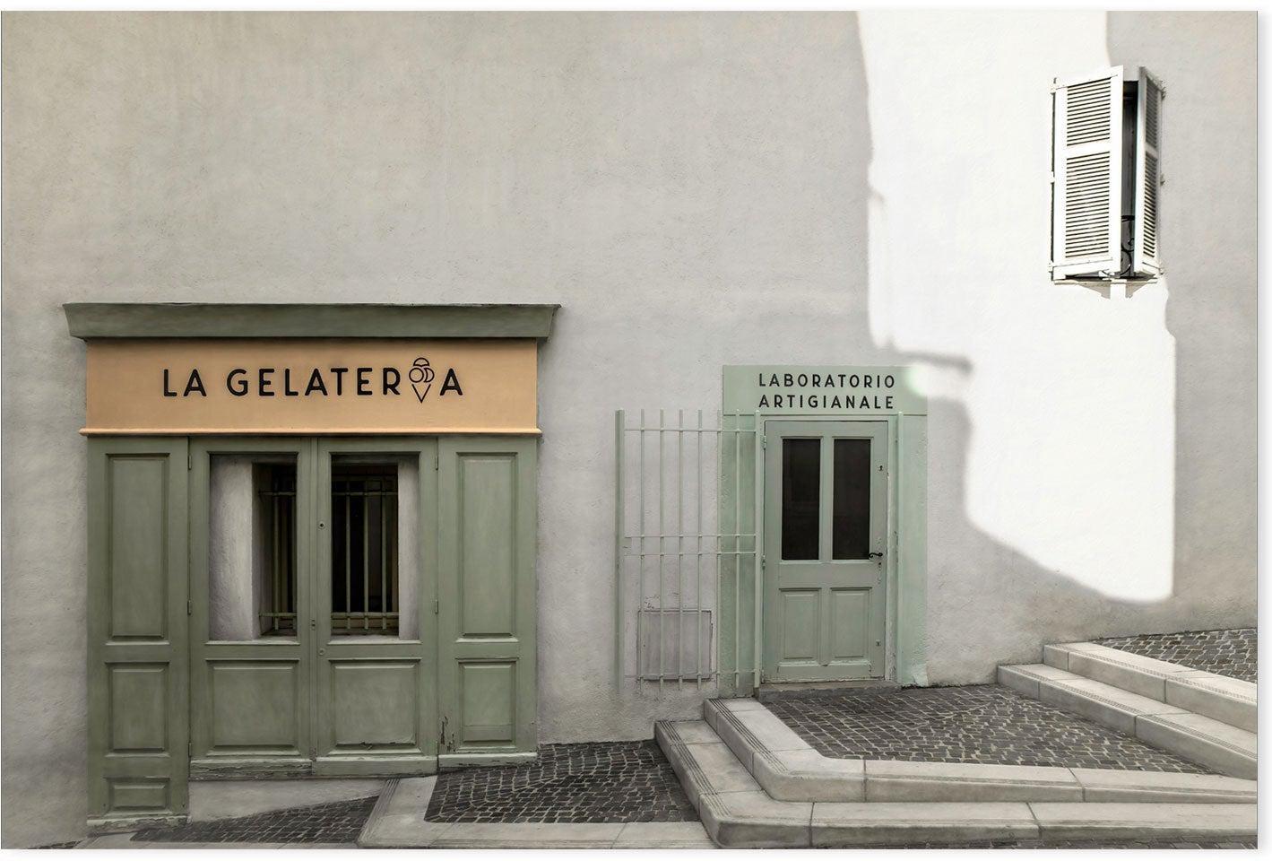 La Gelateria, by Gilbert Claes-Gioia-Prints-Framed-Canvas-Poster-GIOIA-WALL-ART