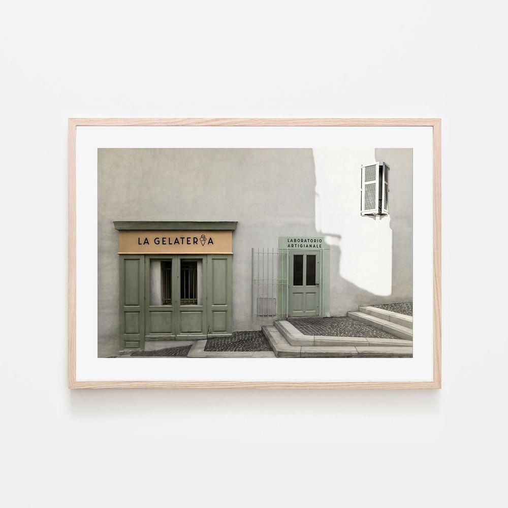 La Gelateria, by Gilbert Claes-Gioia-Prints-Framed-Canvas-Poster-GIOIA-WALL-ART