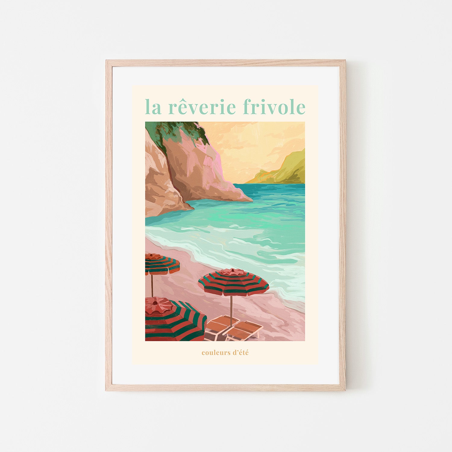 wall-art-print-canvas-poster-framed-La RAaverie Frivole - Beach-6