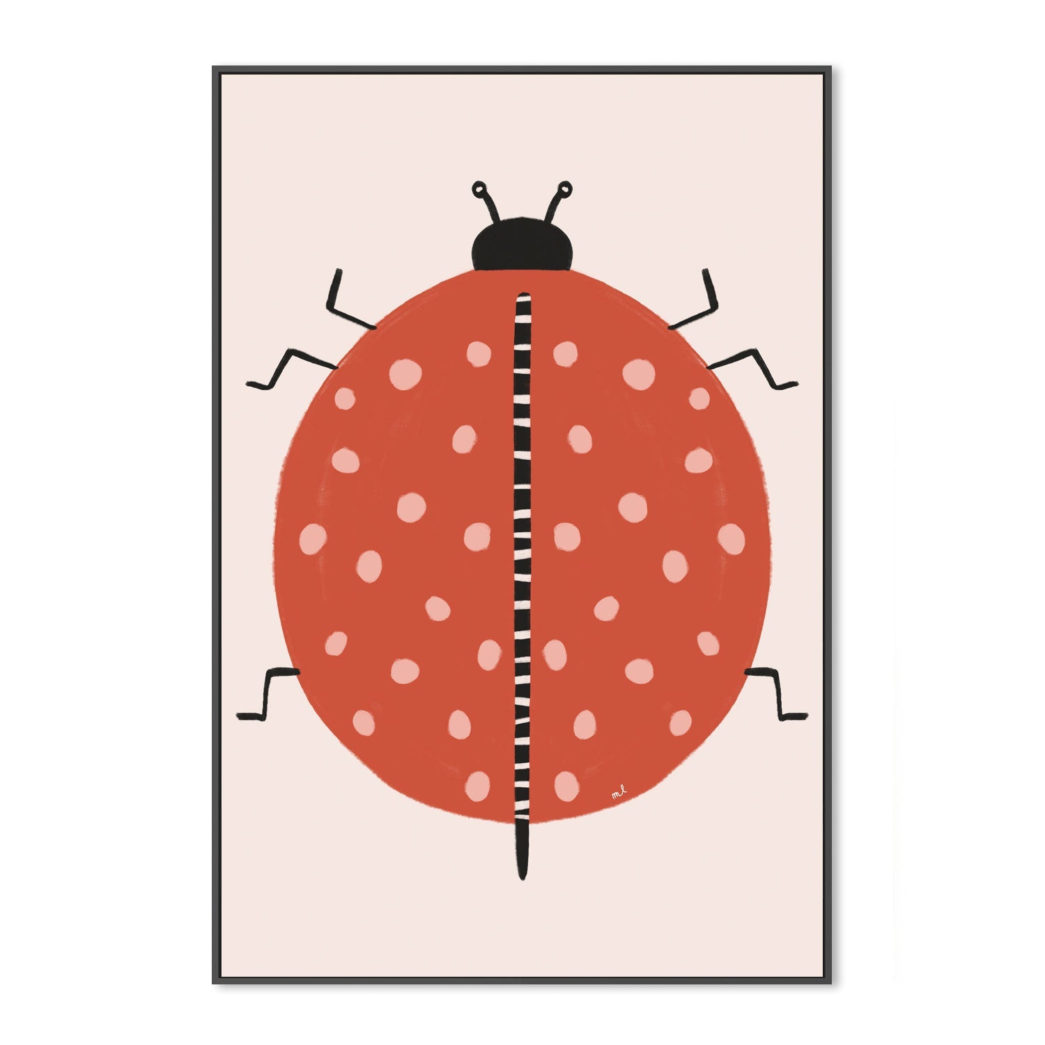 wall-art-print-canvas-poster-framed-Ladybug , By Menina Lisboa-3