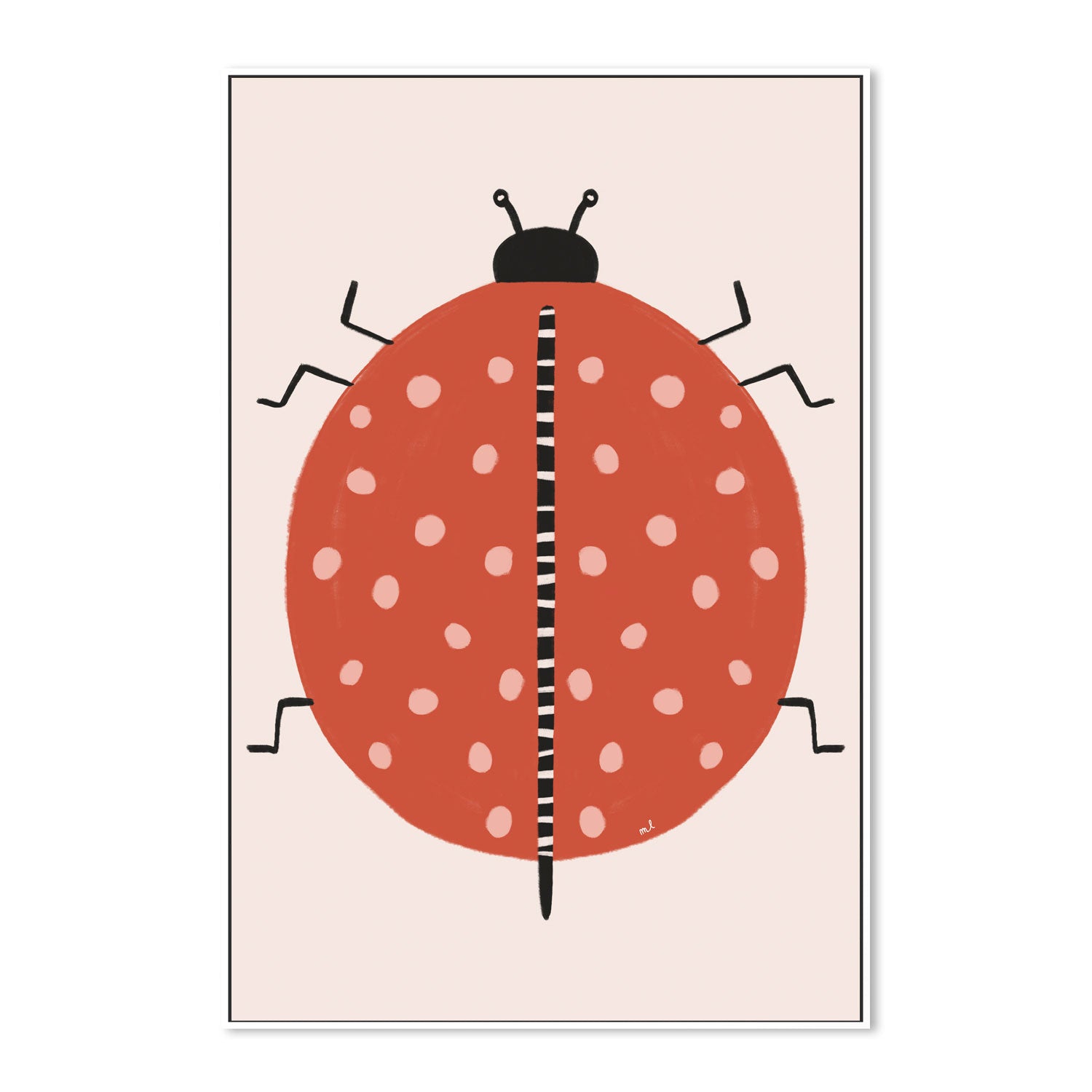 wall-art-print-canvas-poster-framed-Ladybug , By Menina Lisboa-5