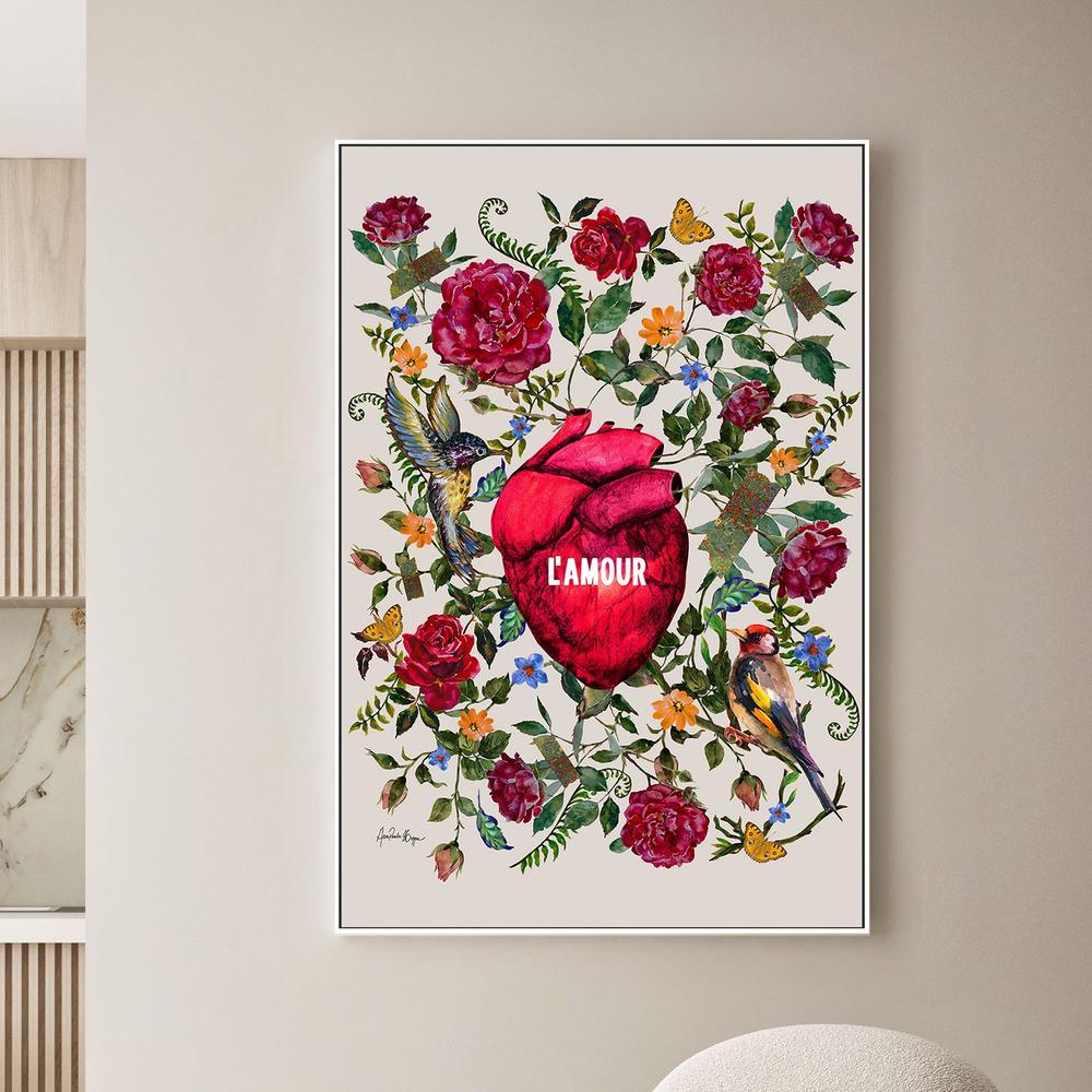 wall-art-print-canvas-poster-framed-L´amour-2