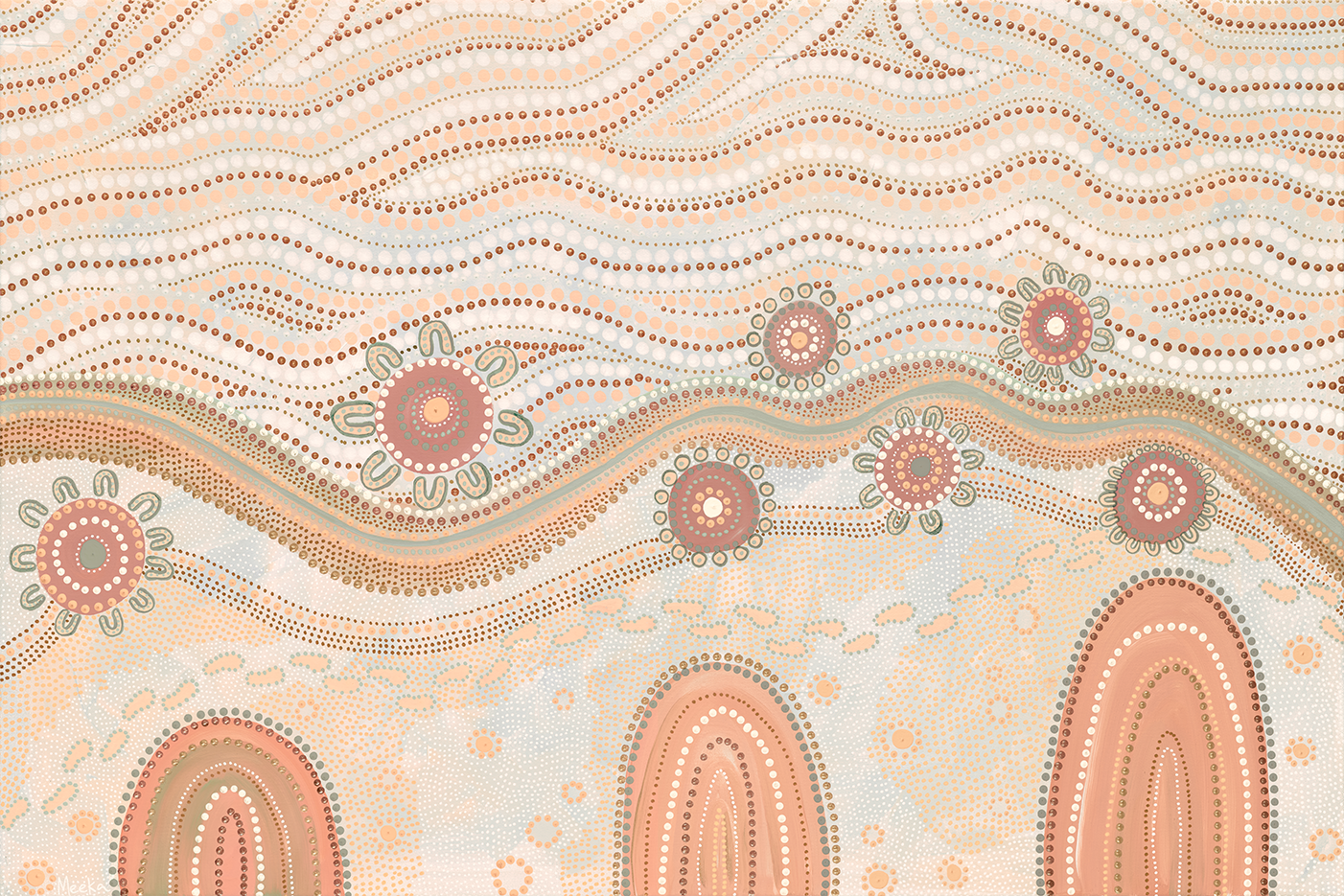 wall-art-print-canvas-poster-framed-Land And Sky, Muted Orange , By Domica Hill-1