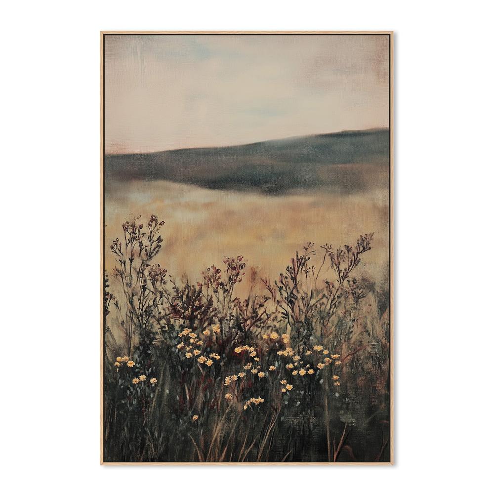wall-art-print-canvas-poster-framed-Landscape Flower-4