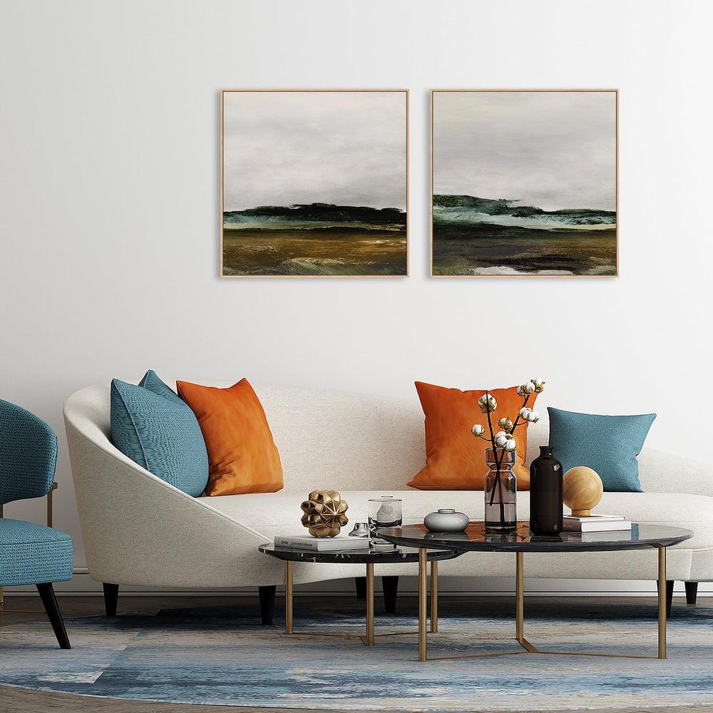 wall-art-print-canvas-poster-framed-Landset, Set Of 2 , By Dan Hobday-by-Dan Hobday-Gioia Wall Art