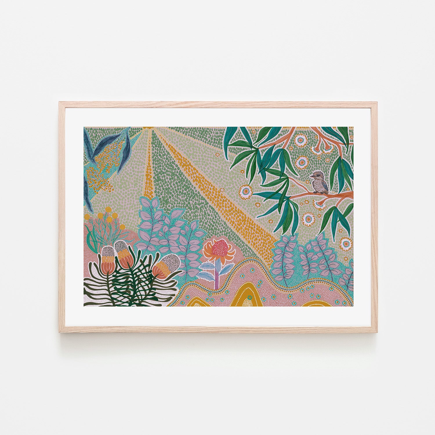 wall-art-print-canvas-poster-framed-Laughter Amoung The Blooms-6