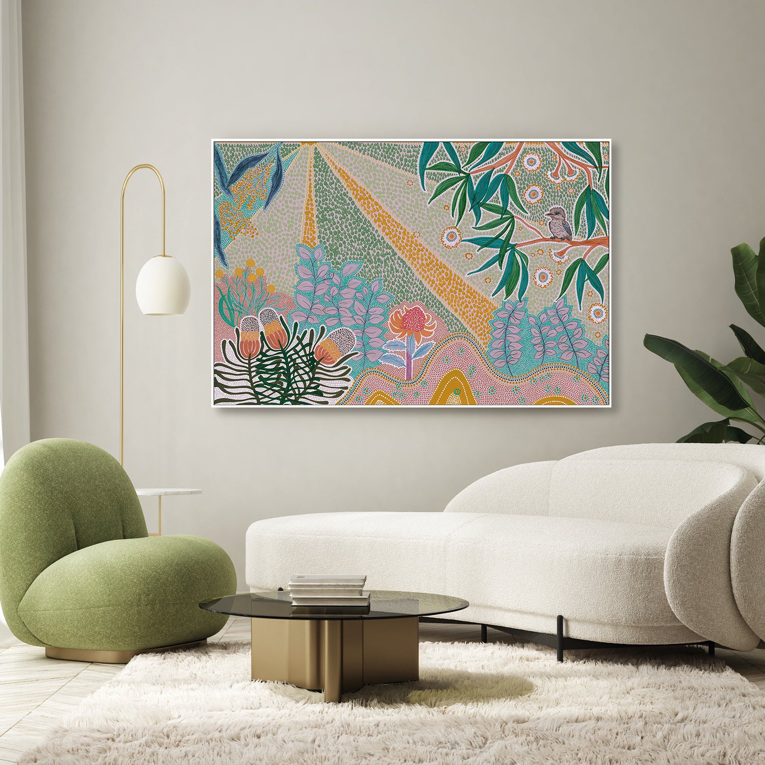 wall-art-print-canvas-poster-framed-Laughter Amoung The Blooms-7