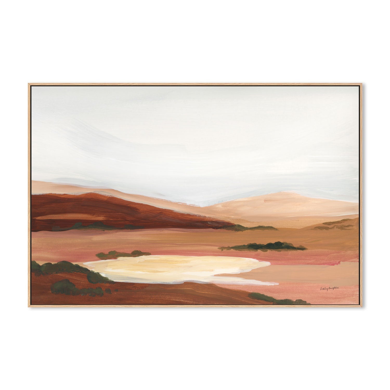 wall-art-print-canvas-poster-framed-Laurel Lowland, Style A , By Haley Knighten-4