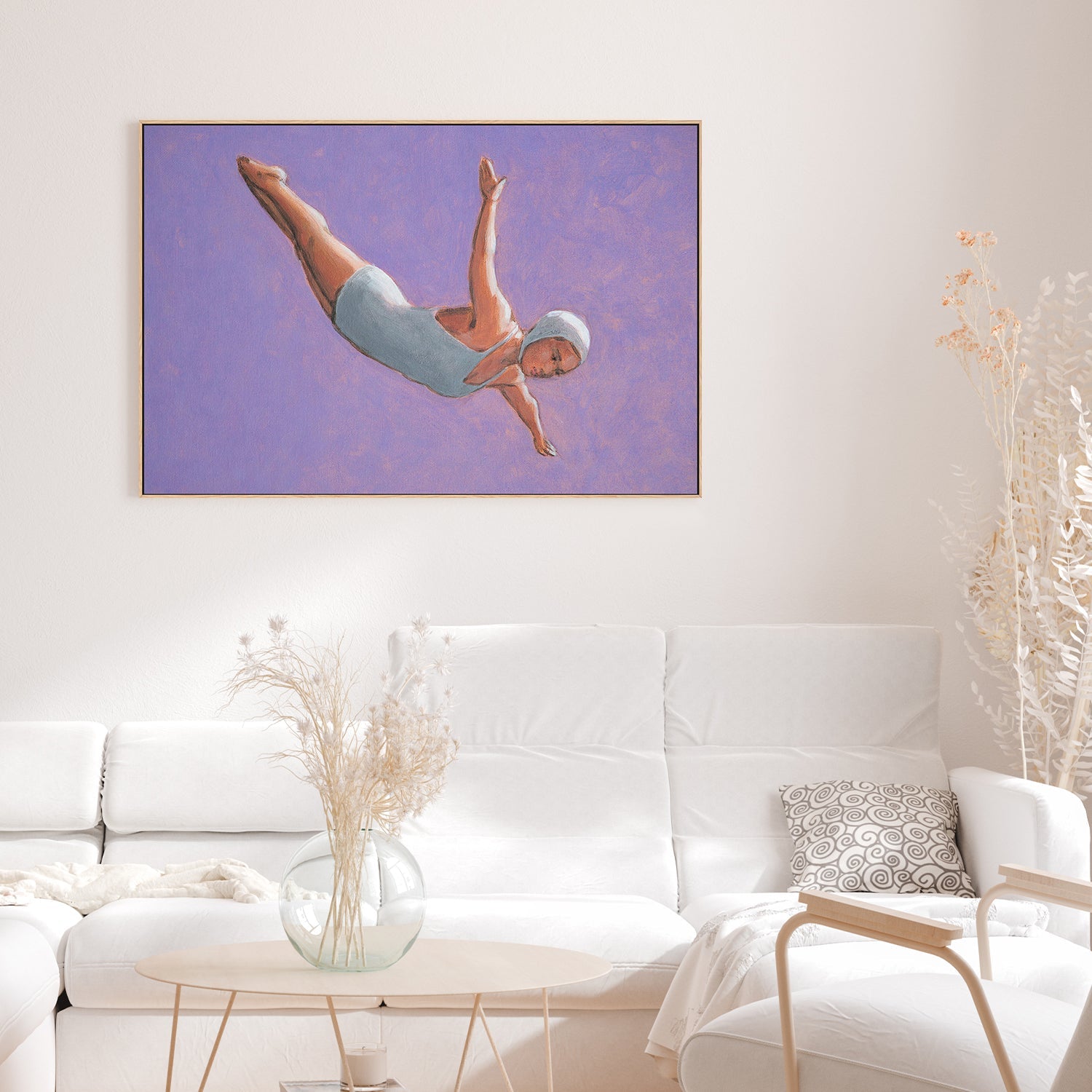 wall-art-print-canvas-poster-framed-Lavender Diver , By Sarah Morrissette-2