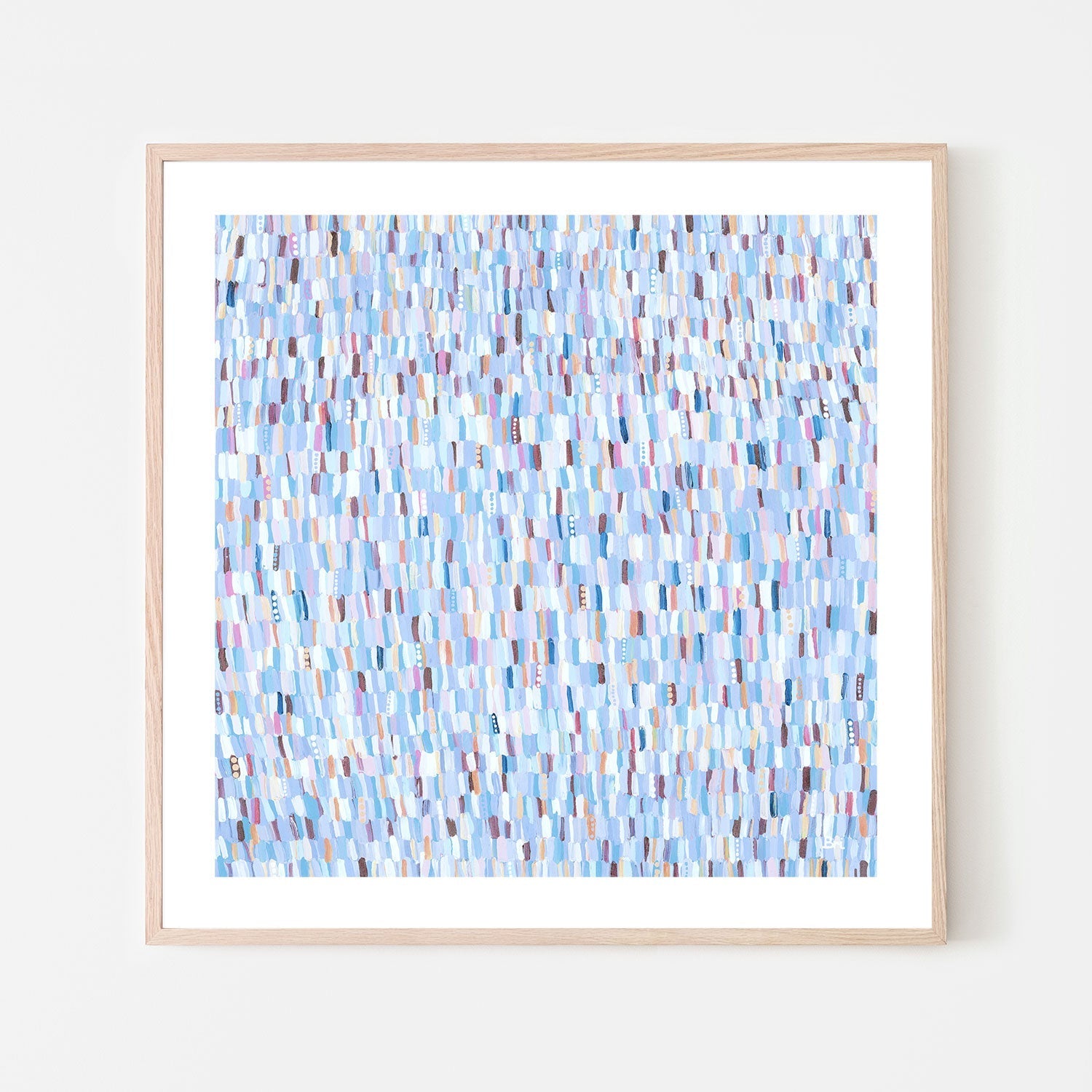 wall-art-print-canvas-poster-framed-Lavender Shower, Cool Pastel Tones , By Bri Chelman-GIOIA-WALL-ART