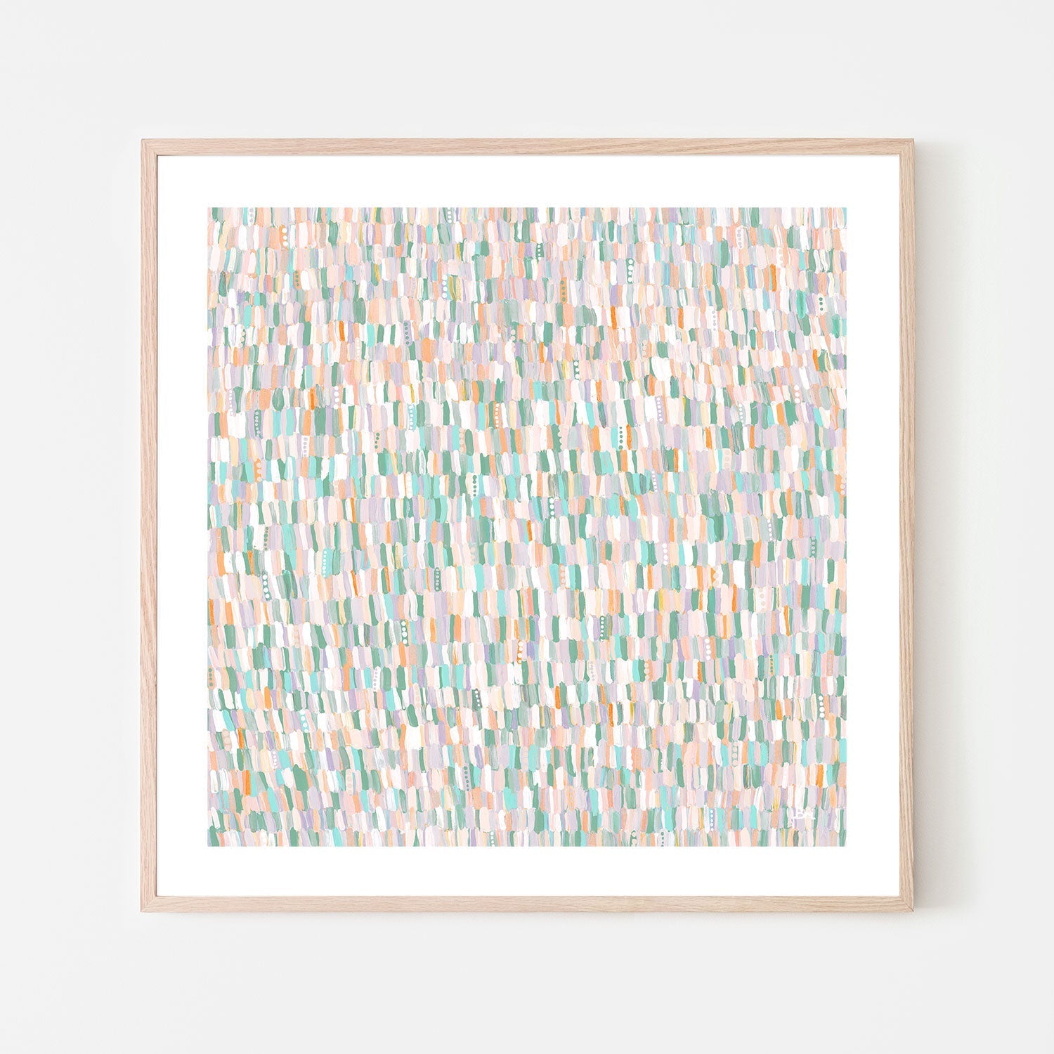 wall-art-print-canvas-poster-framed-Lavender Shower, Earthy Pastel Tones , By Bri Chelman-GIOIA-WALL-ART