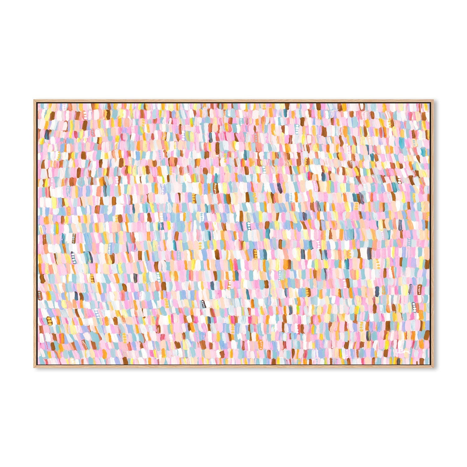 wall-art-print-canvas-poster-framed-Lavender Shower, Pastel Colour , By Bri Chelman-GIOIA-WALL-ART