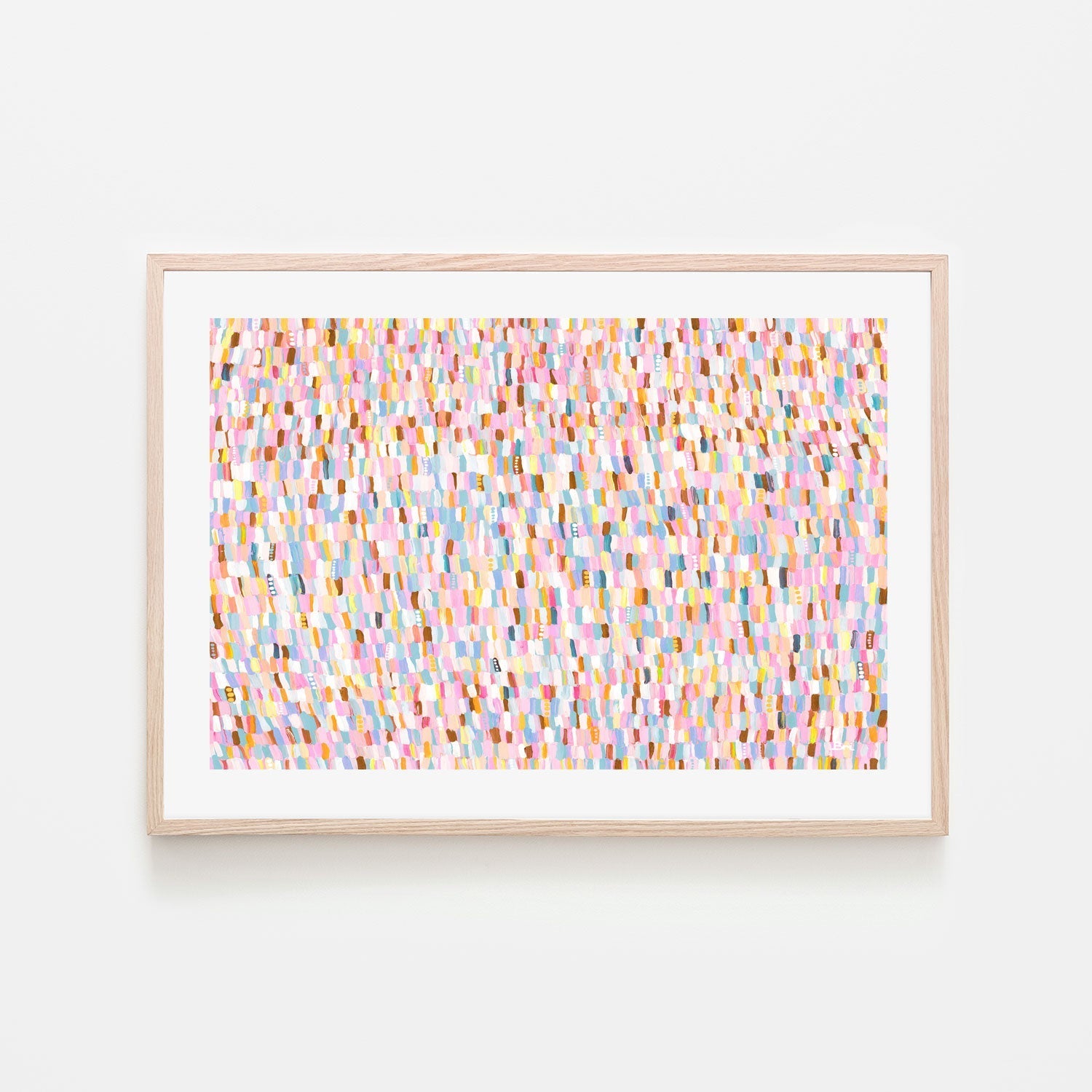 wall-art-print-canvas-poster-framed-Lavender Shower, Pastel Colour , By Bri Chelman-GIOIA-WALL-ART