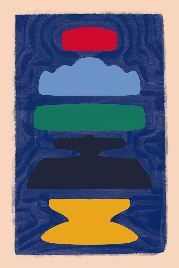 wall-art-print-canvas-poster-framed-Layered Harmony-1