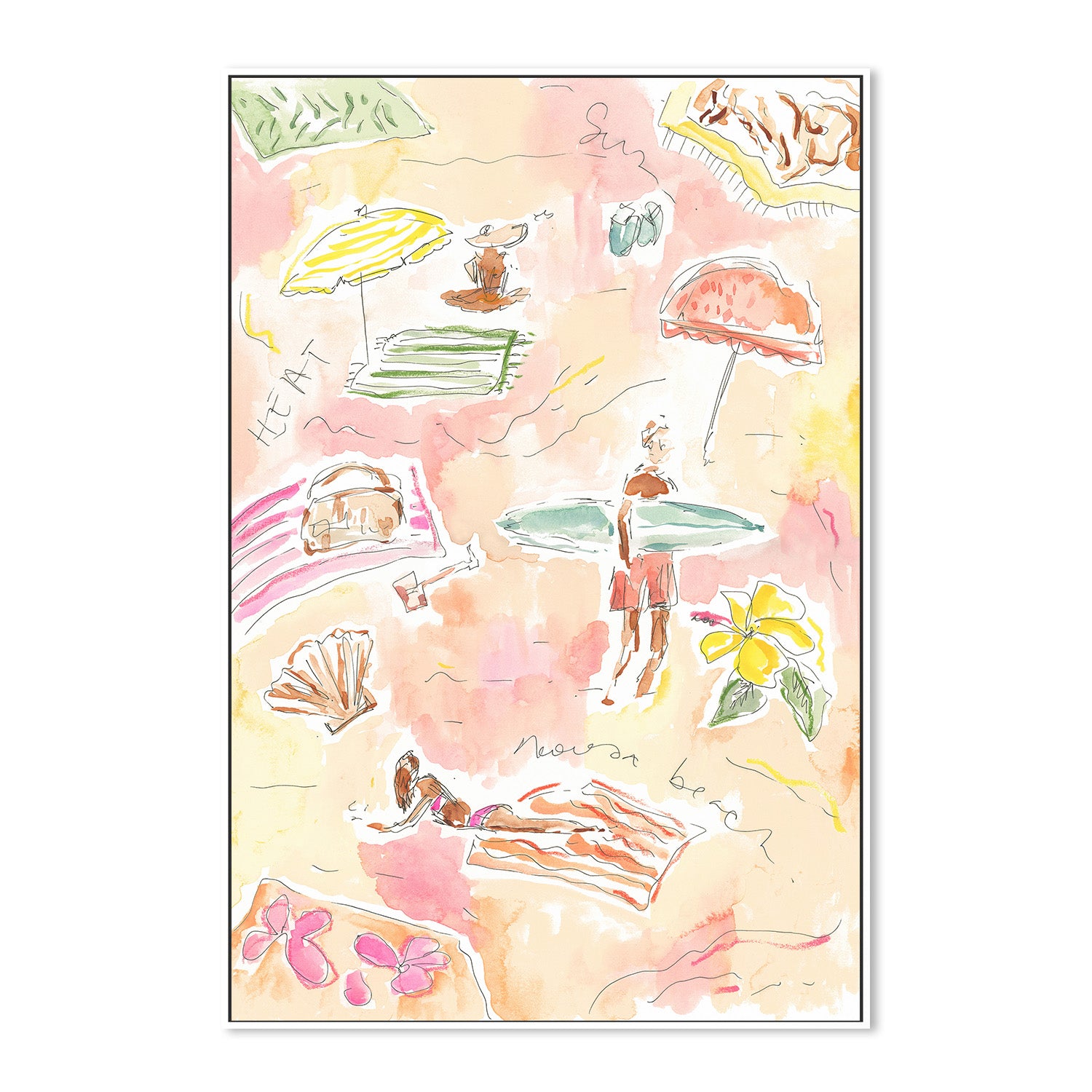 wall-art-print-canvas-poster-framed-Lazy Days , By Cass Deller-5