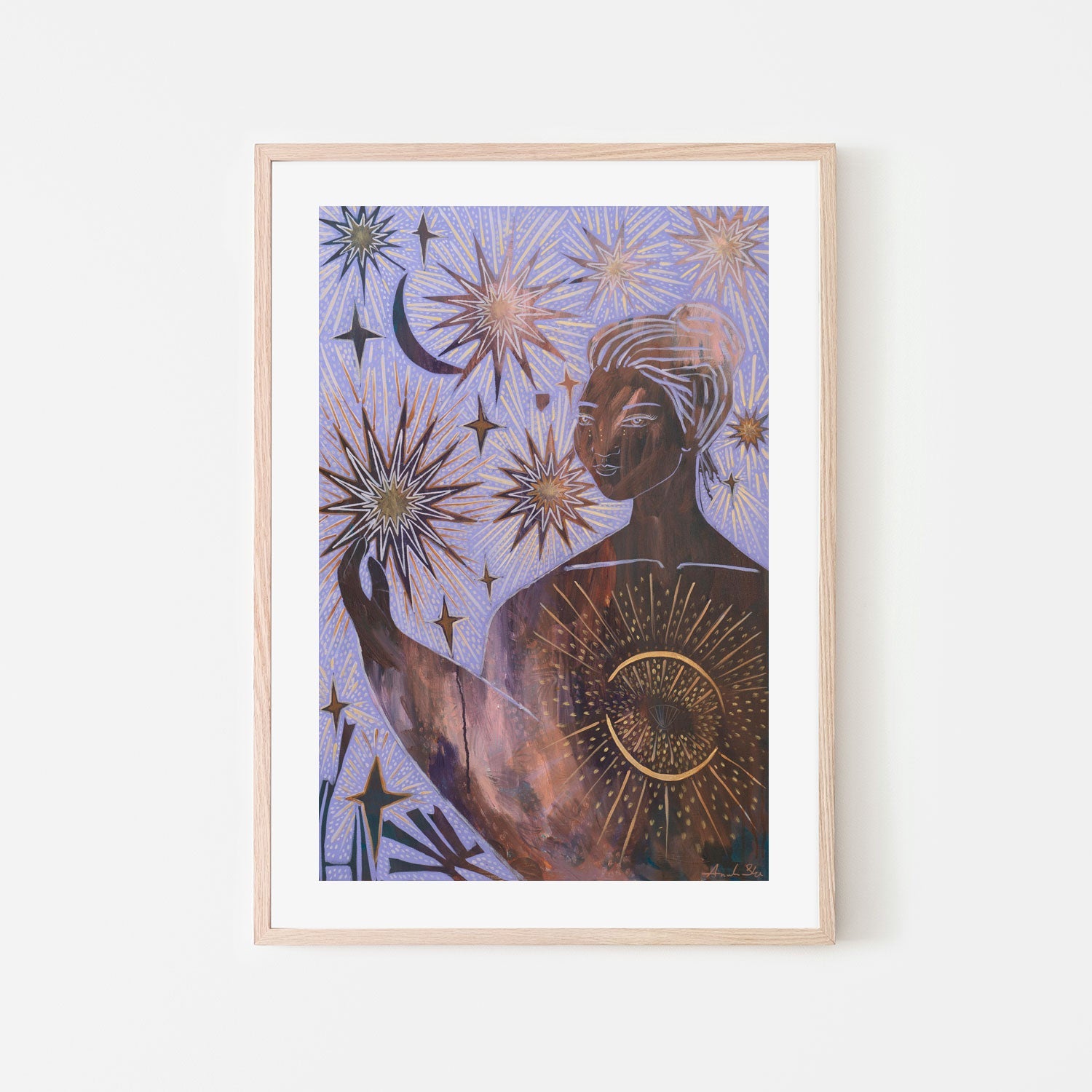wall-art-print-canvas-poster-framed-Leana, Lepidolite , By Amanda Skye-6