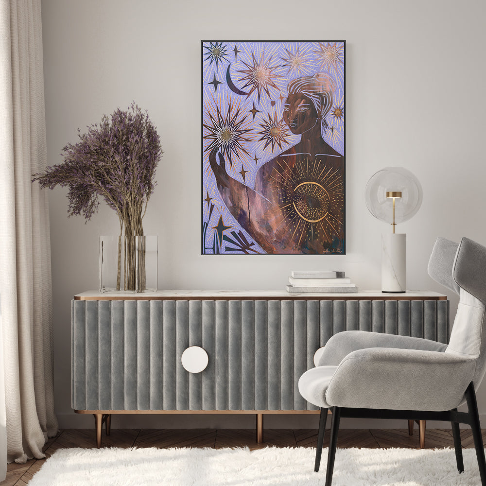 wall-art-print-canvas-poster-framed-Leana, Lepidolite , By Amanda Skye-7