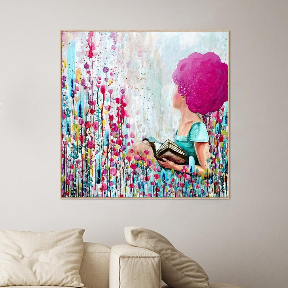 wall-art-print-canvas-poster-framed-Lecture du Jour , By Sylvie Demers-2