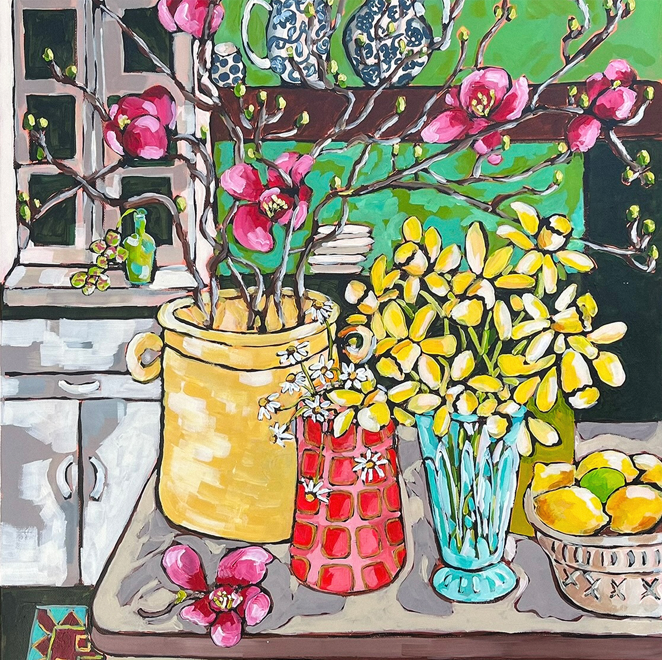 wall-art-print-canvas-poster-framed-Lemon and Lime , By Julia Abbey-1