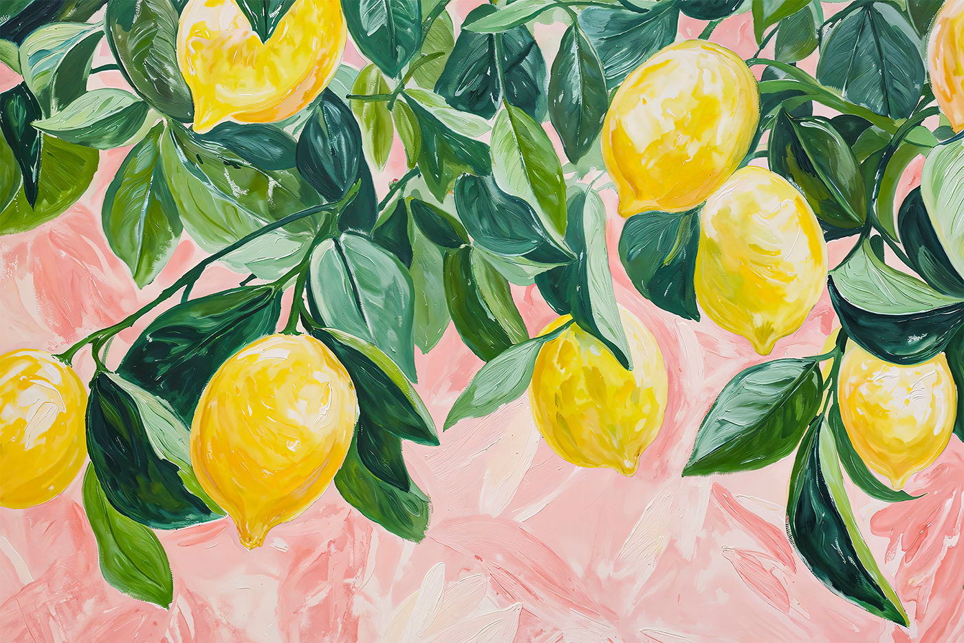 wall-art-print-canvas-poster-framed-Lemon tree , By Lady Hana-1