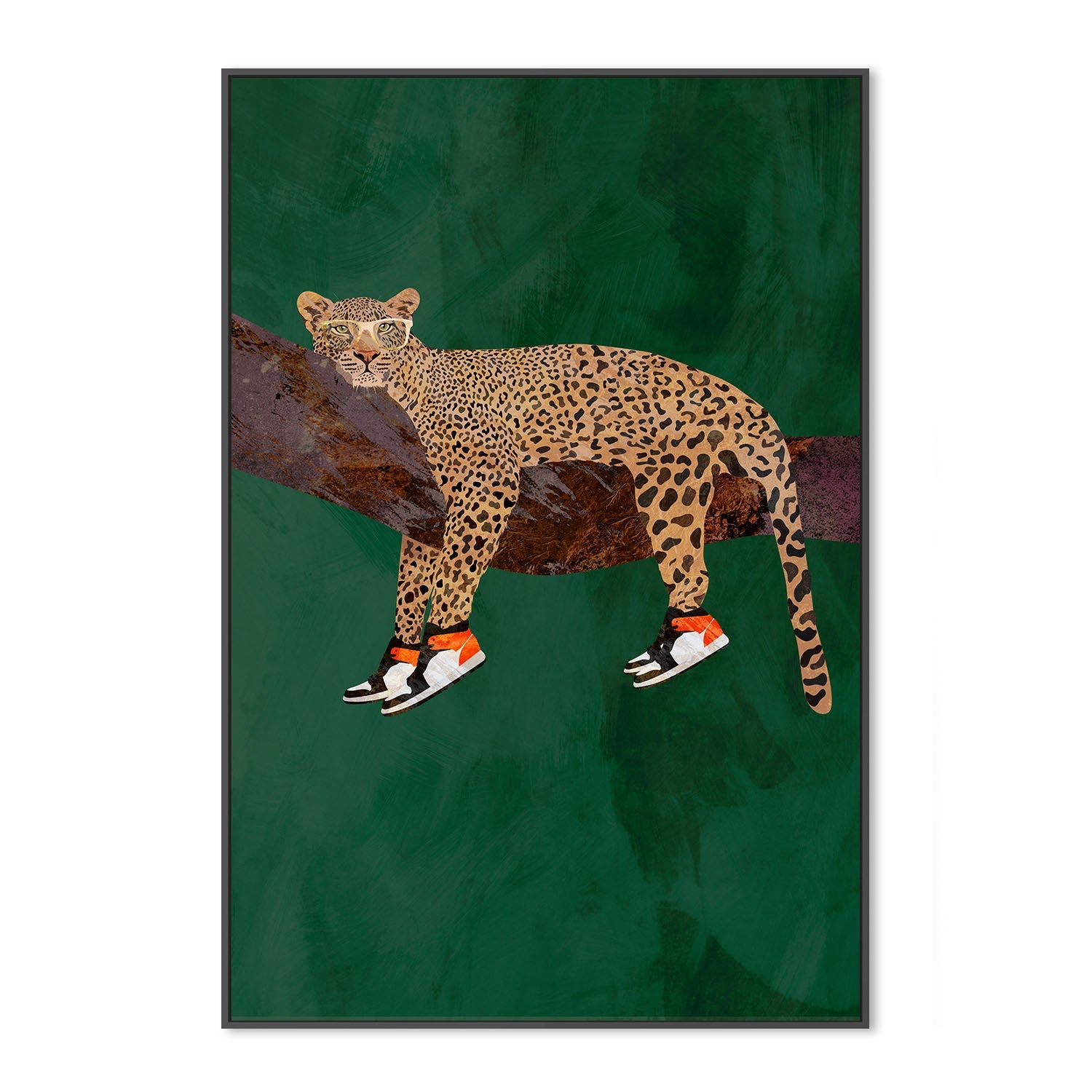 wall-art-print-canvas-poster-framed-Leopard Chill , By Sarah Manovski-3