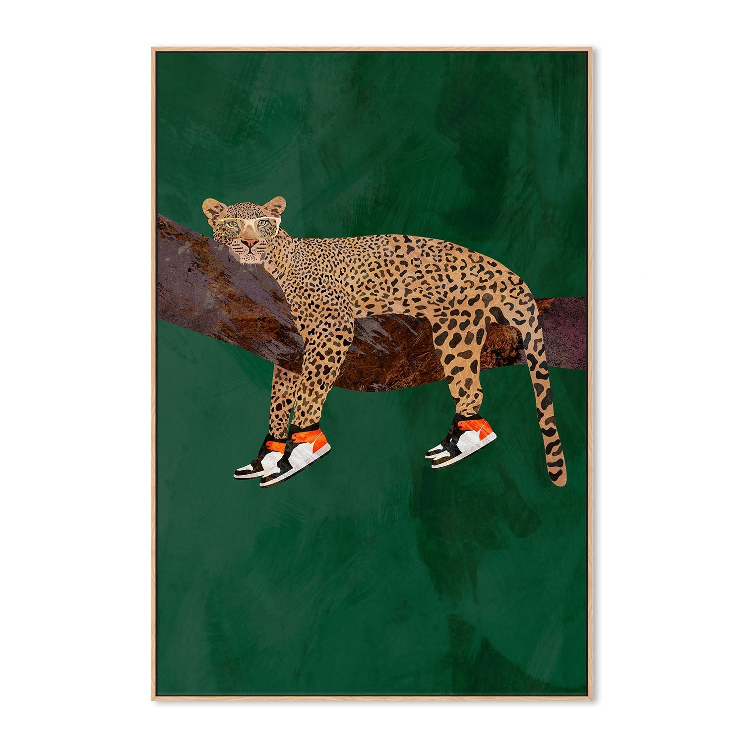 wall-art-print-canvas-poster-framed-Leopard Chill , By Sarah Manovski-4